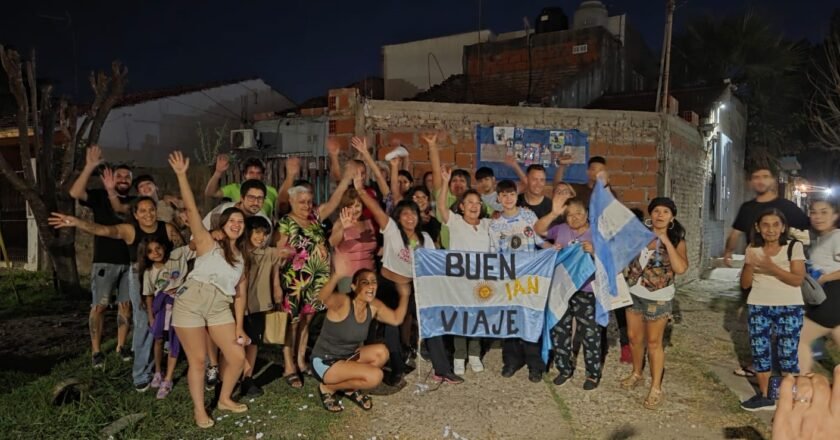 Se fue Ian, pero viajó todo el barrio