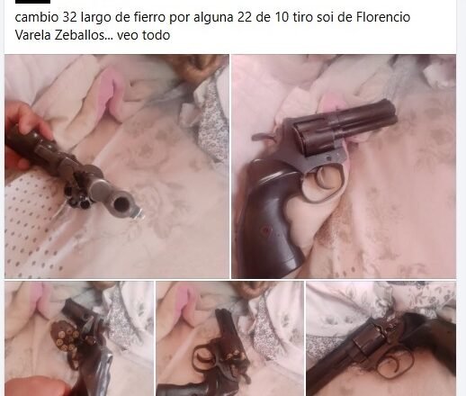 Mercadillo digital del crimen: Las ferias de Facebook que inundan de «confites» y armas prohibidas al Conurbano Sur 