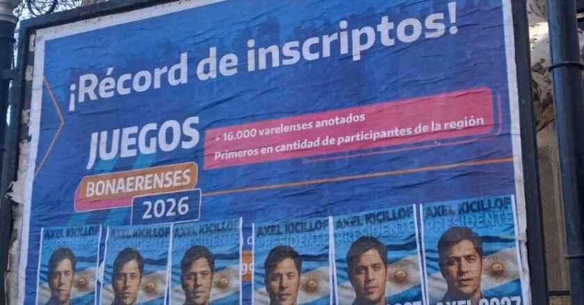 Varela: el cartel de Kicillof que borra la gestión de quien pretende ser su aliado